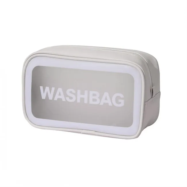 

Waterproof Toiletry Organizer Large Capacity Makeup Pouch for Traveling bag transparent PVC, Black,pink, white