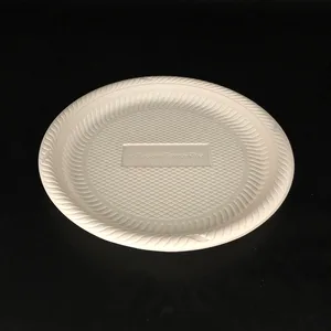 Image of Y4 sugarcane bagasse cornstarch corn starch disposable biodegradable dishes biodegradable compostable dishes wholesales factory