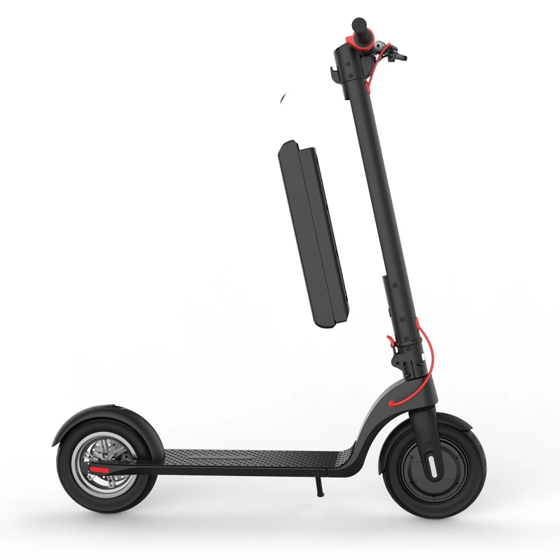 

Hot 36V 350W 2 Wheel 10 Inches Air Tires Tireelettric Motor Electric Scooter