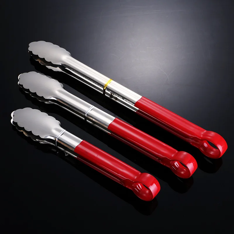 Heat Resistant Nonslip Tongs Professional Grilling Tongs Nonstick