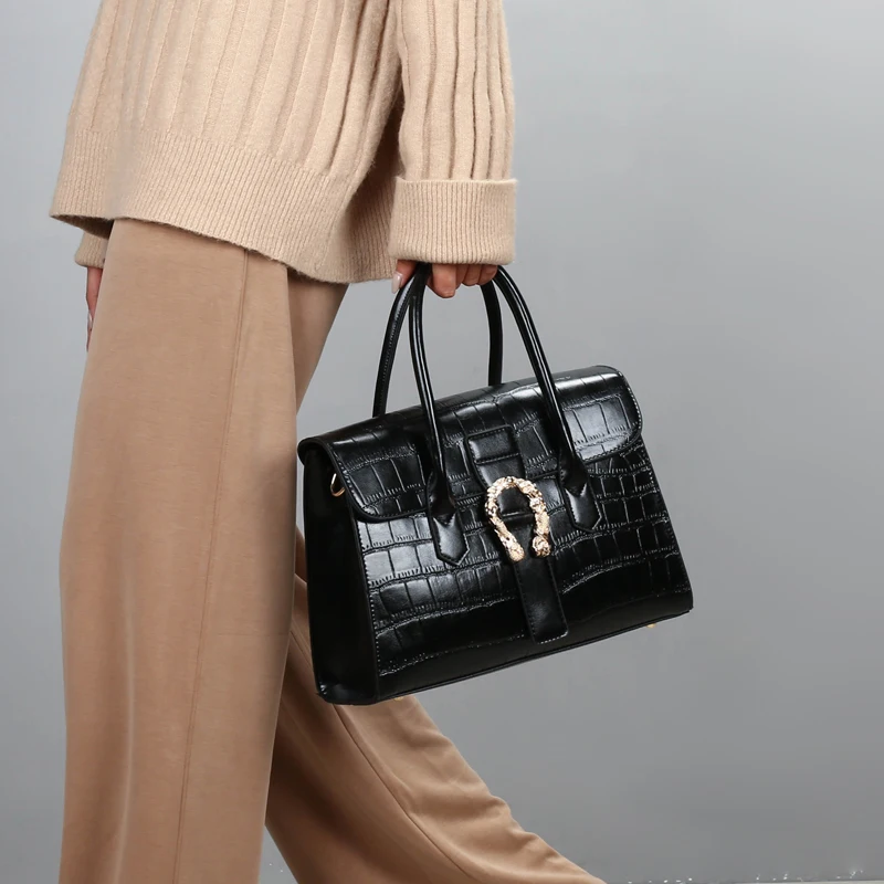 

Wholesale Designers Fashion PU Top Handle Satchel Handbags for Women, As picture