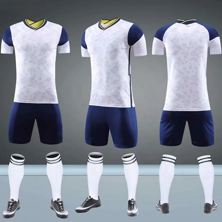 

New Sports Club uniform Latest Football Jersey Designs Soccer Uniform Printing Logo Soccer Team Wear Cheap Sports Jersey set, Red,yellow,blue