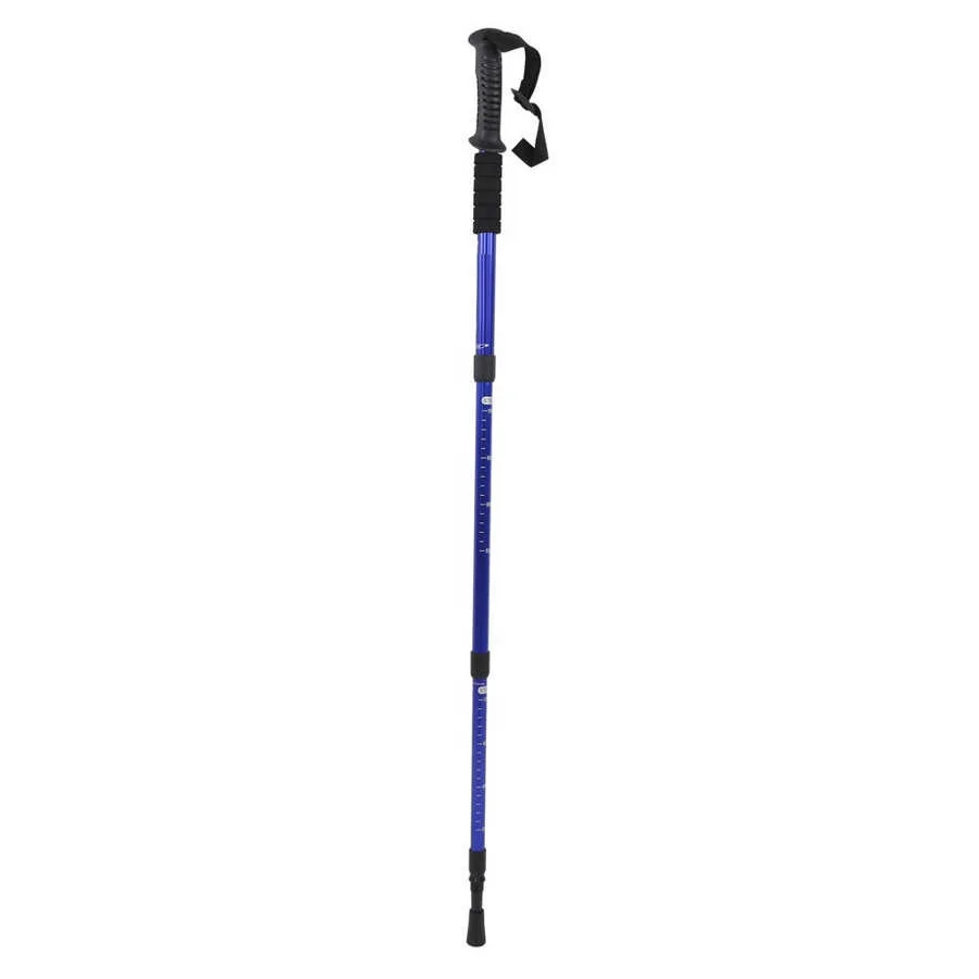 

Walking Stick Stright Grip Handle Telescopic Trekking Pole Outdoor Elderly Cane Alpenstocks Hiking Walking Stick, Picture