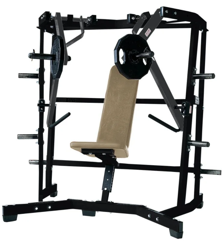 

Newest Hammer Strength Half Rack Free Weight Exercise Fitness Commercial Gym Equipment Iso-Lateral Incline Chest Press, As picture