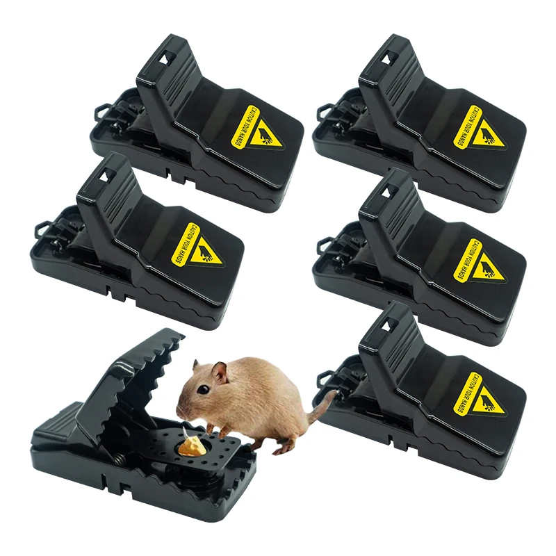 

Hot Sale Wholesale Reusable 6 Pack Plastic Mouse Trap Plastic Mouse Snap Trap