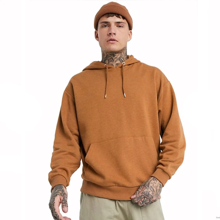 plain brown hoodie