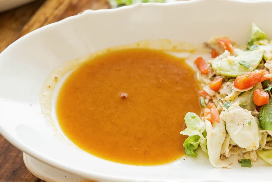 Fresh carrot and ginger salad dressing in a glass jar with salad ingredients