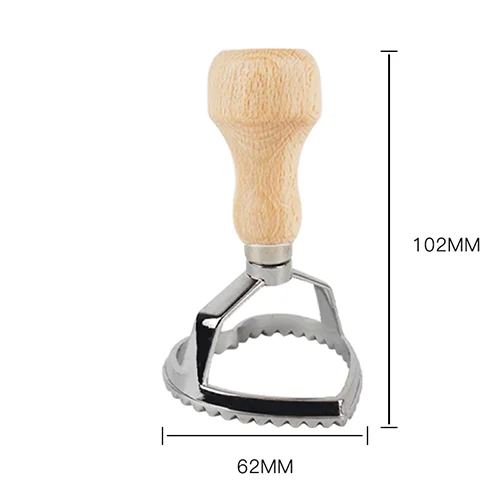 
Zinc Alloy Italy Ravioli Stamp Set With Wooden Handle 