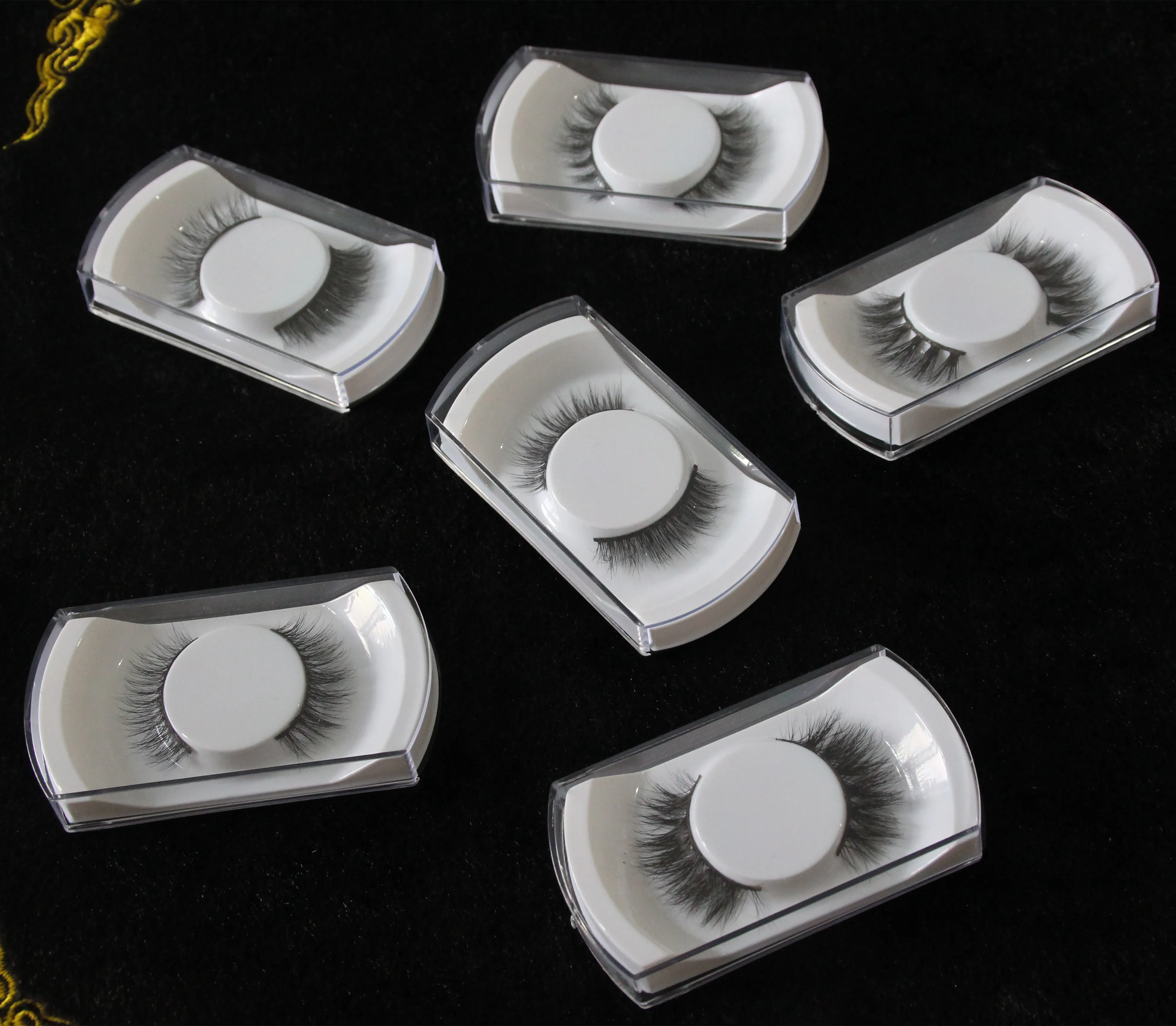 

Private Label Eyelash Vendor Customized Boxes Custom lashes packing, Natural color