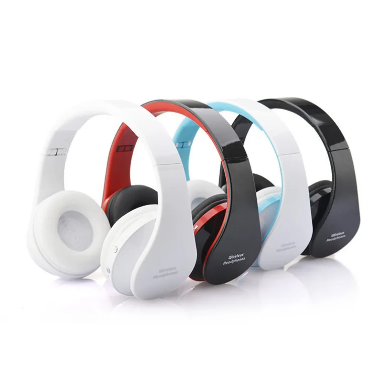 

Wireless Earmuffs Earphone Earbuds Wireless Earmuffs Headset Wholesale Earphones Headphones Headsets made in China factory pr, Black,white,blue,red