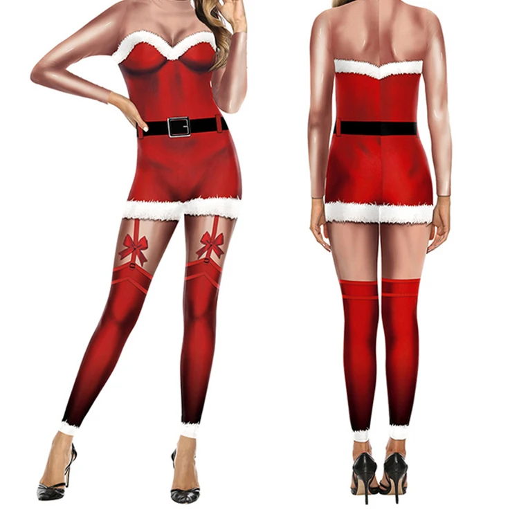 

Sexy women Christmas outfit Western popular girls cosplay sexy holiday set women sexy Christmas clothes set, 6 types
