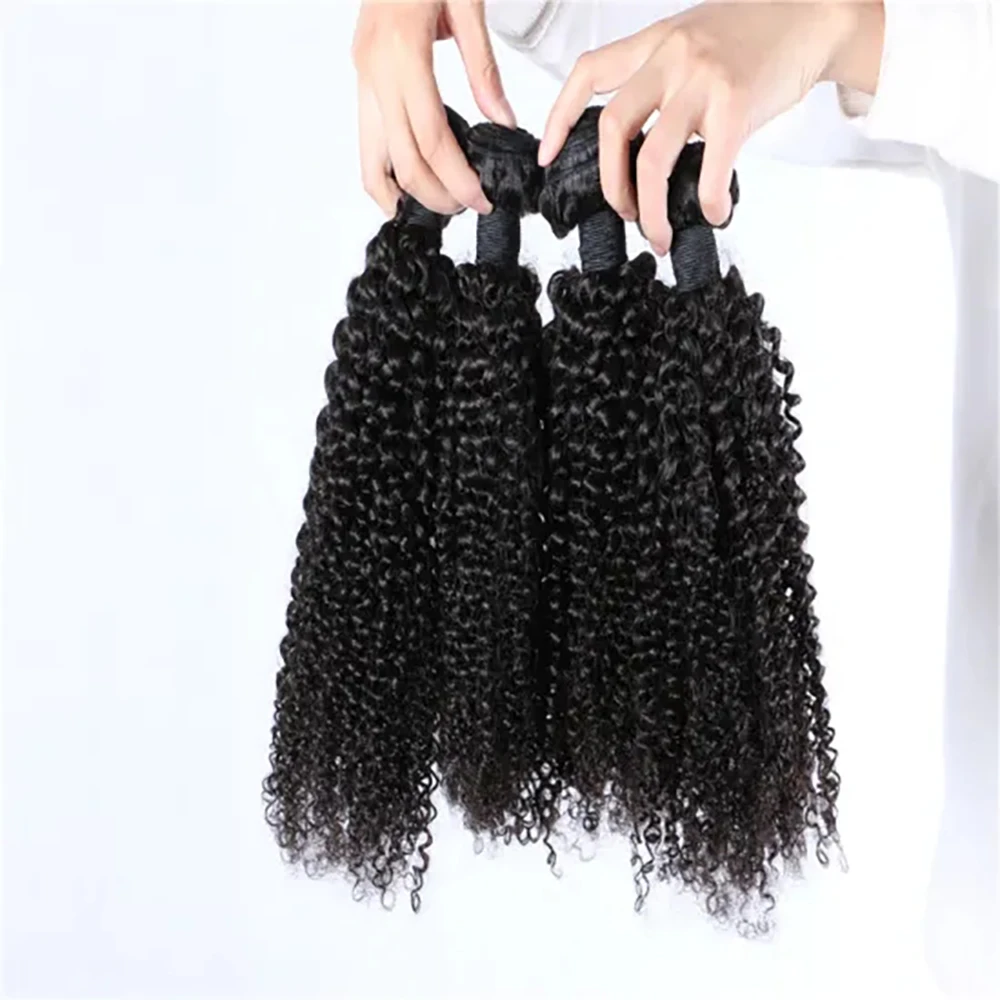

HAIR VENDORS 100% Human Virgin Unprocessed Fashion Kinky Curly Hair Bundles Wholesale Closure Frontal Weaves