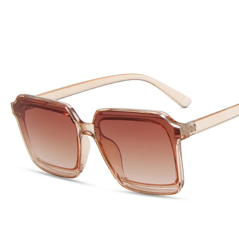 

Square Hollow Eyebrow Big Frame Sunglasses Female 2022 Fashion Trend Gradient Color Glasses, 8 colors
