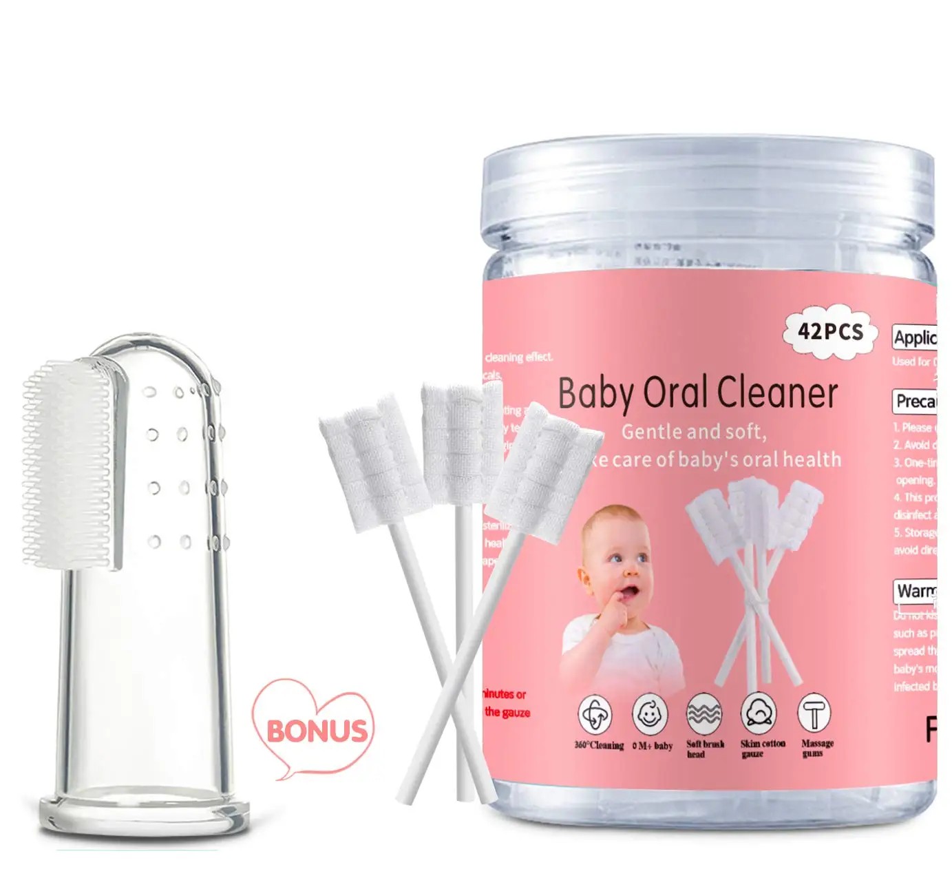 

Ready To Shipping Toothbrush Baby Cute Safety Manual Silicone Baby Toothbrush Small And Portable Baby Toothbrush