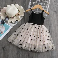 

Factory wholesale newest slip dress star princess little girls pretty girl dress