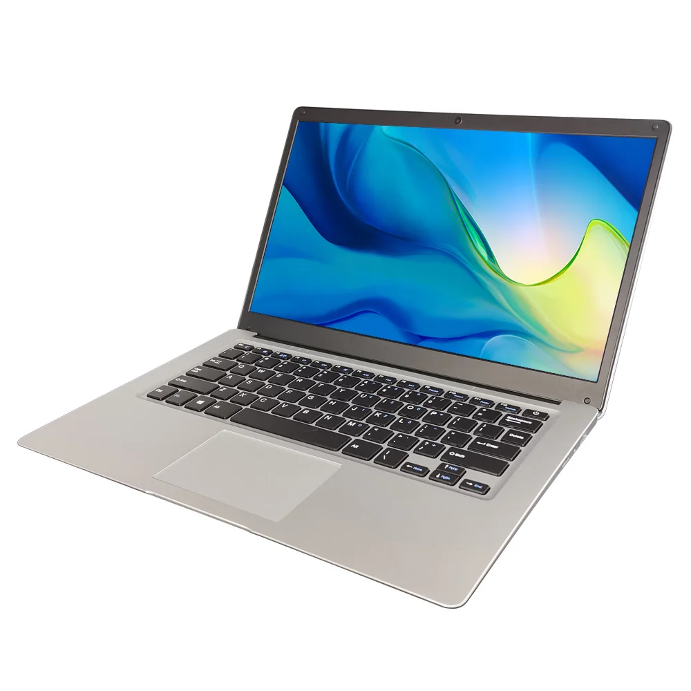 

14 Inch best laptop Slim Laptop win10 Intel UHD Graphics 500 Gaming Laptop Computer With keyboard Netbook, Silver/black/gray