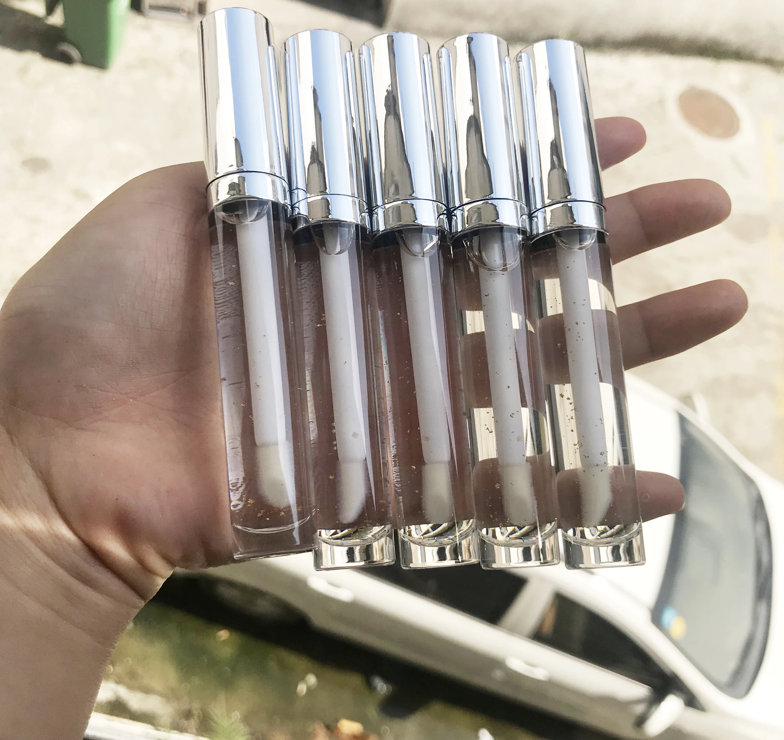 

Low Moq Lipgloss Private Label Base Custom Logo Shiny Glitter Clear Lipgloss Vendor