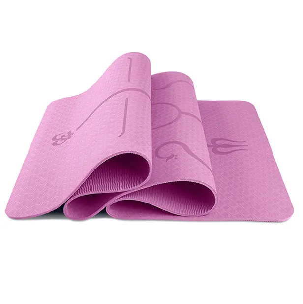 

Wholesale Pink Custom High Density PVC Foldable Home Exercise Foam Fitness TPE Yoga Mat, Colors