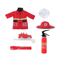 

Toy factory Chinese kids nylon fireman roleplay costume for wholesale