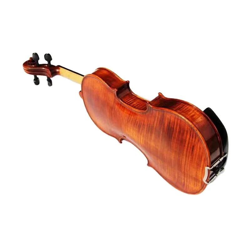 

LZS Flame Maple professional 4/4 Advanced Violin Handmade Oil Varnish Brown Violins With Case And Bow, Dark brown/golden yellow/light brown/red/antique brown