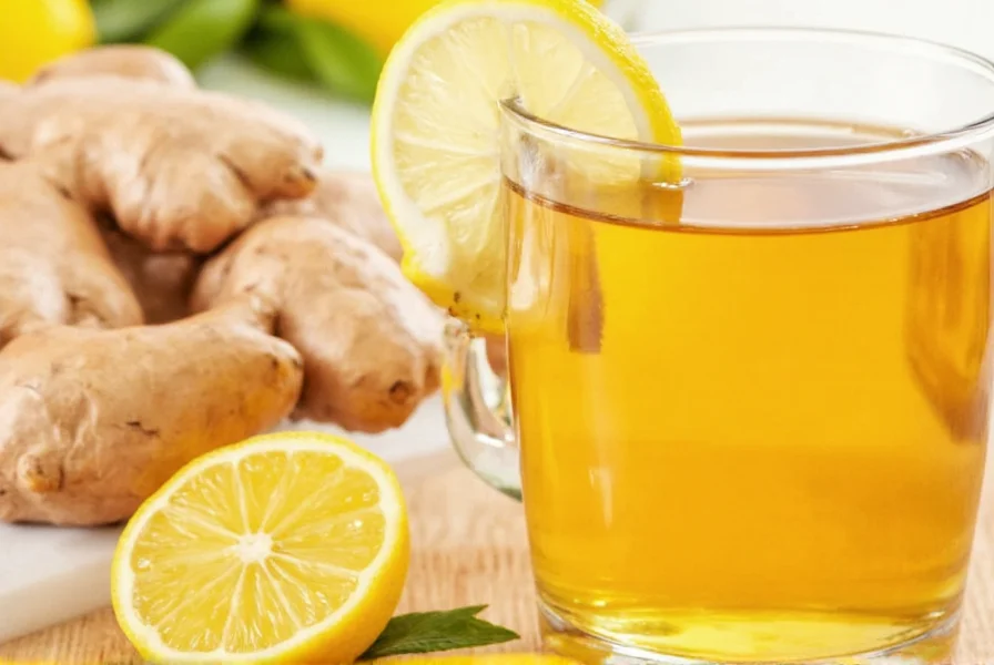 lemon honey ginger tea