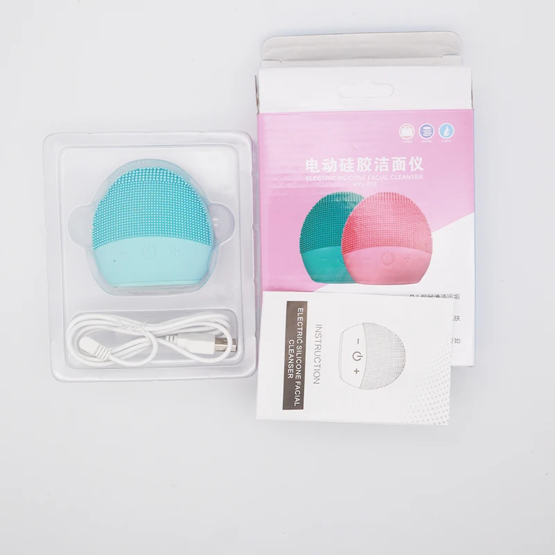 

High Quality Exfoliators electric Sonic facial Cleansing Brush Silicone oil Brushes