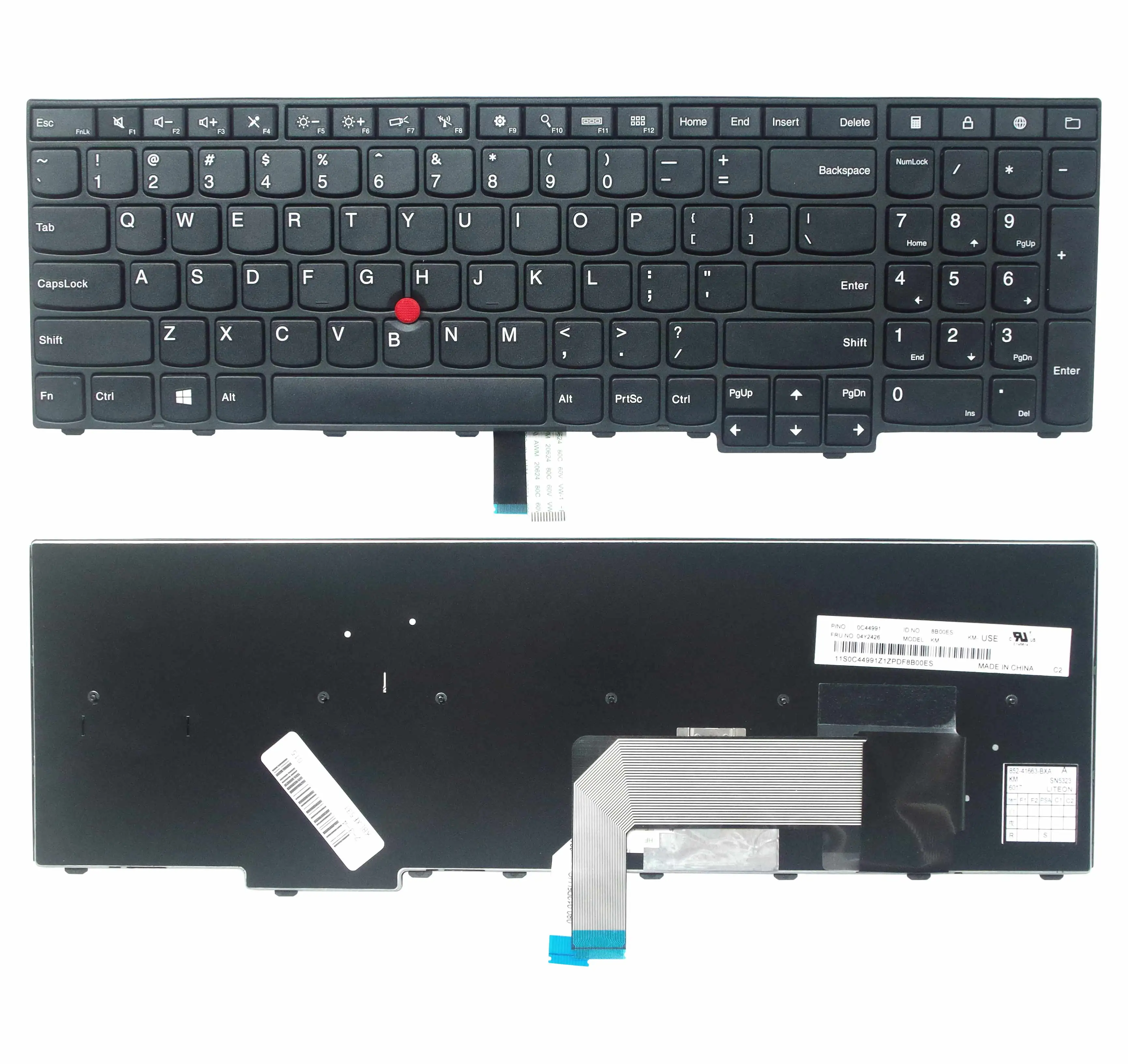 

Keyboard for Lenovo E531 w540 L540 t540 t540p E540 W550 w541 p50s keyboard l570