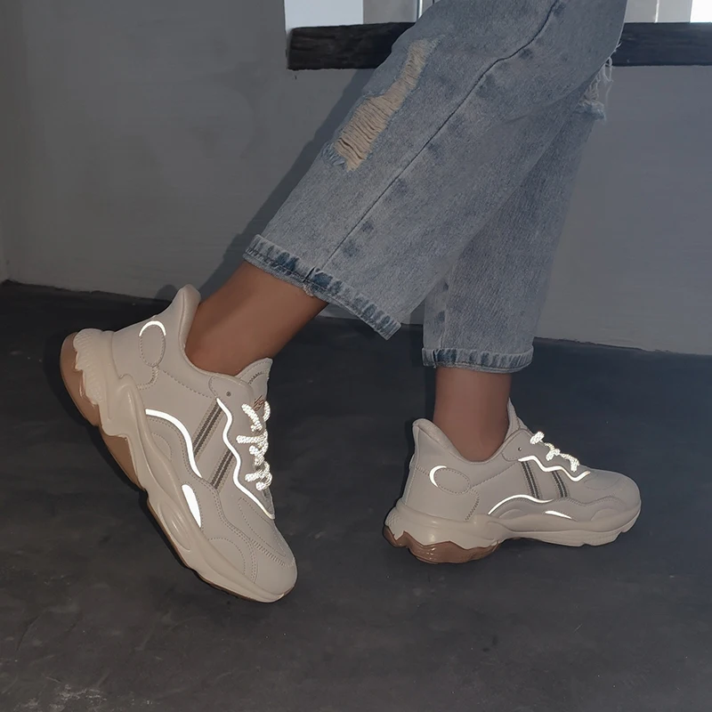 

New arrival breathable light casual women sports shoes ladies sneakers shoes women, Optional