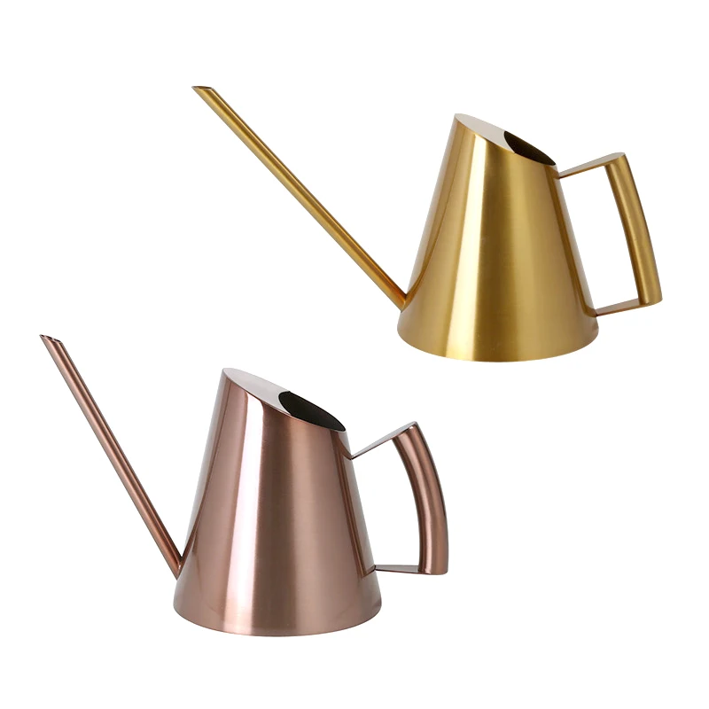 

Quality modern design stainless steel indoor watering cans plant watering can metal Small water can, As shown