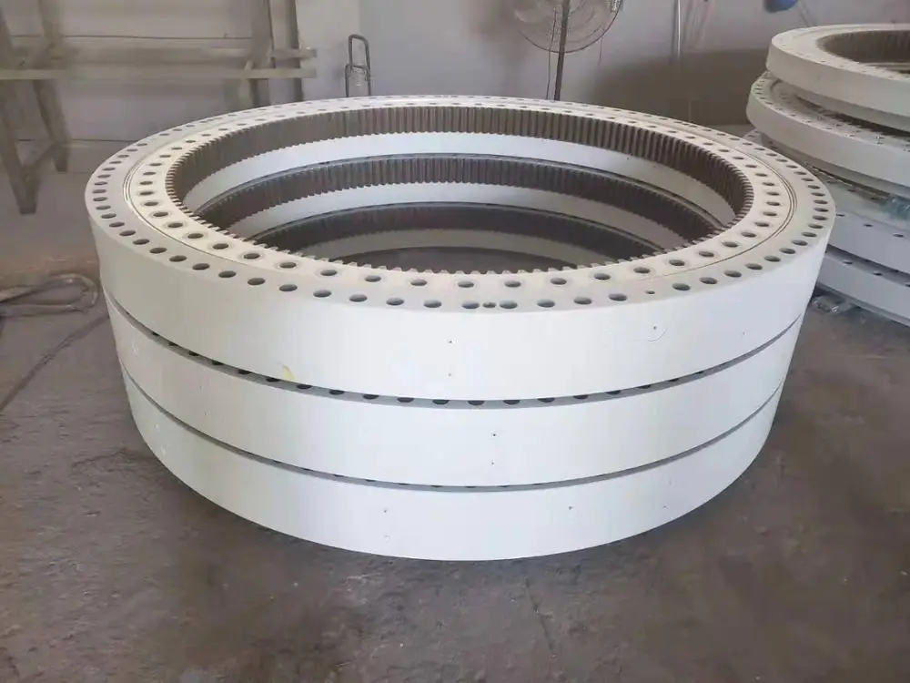
Slewing ring and crown rotation for crane 
