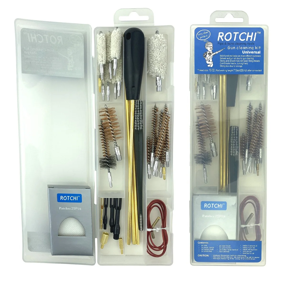 

Hot sale universal gun cleaning kit 9 calibers brushes for pistols rifles shotguns cleaner