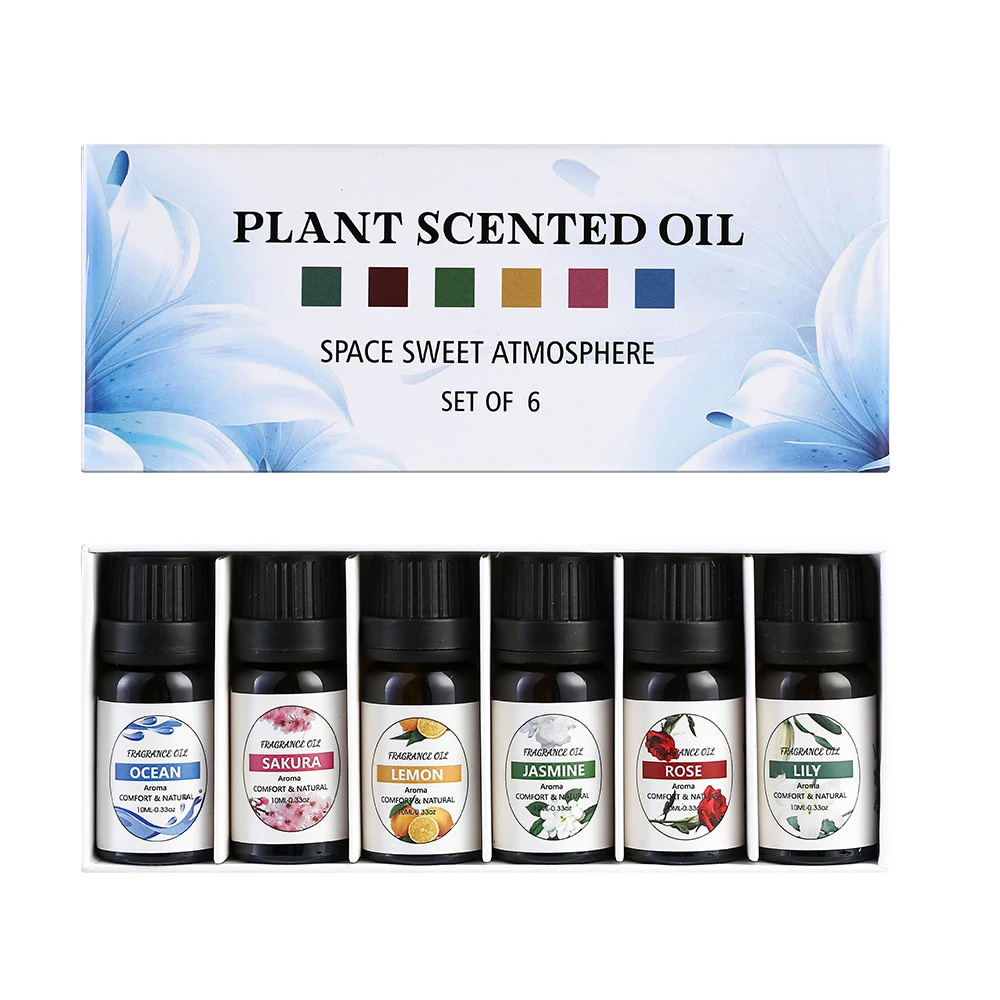 

Hot Sale Aromatherapy Top 6 Essential Oils Gift Set Oil In Stock