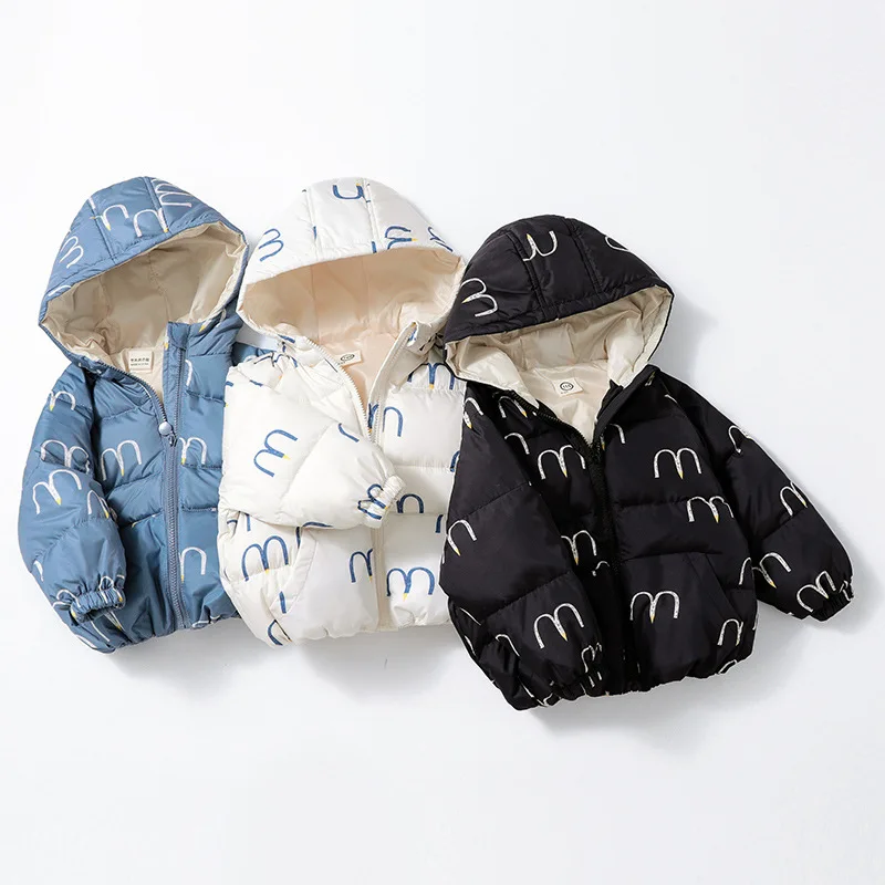 

2021 winter new children's down jacket light and thin boys' and girls' down jacket, As picture