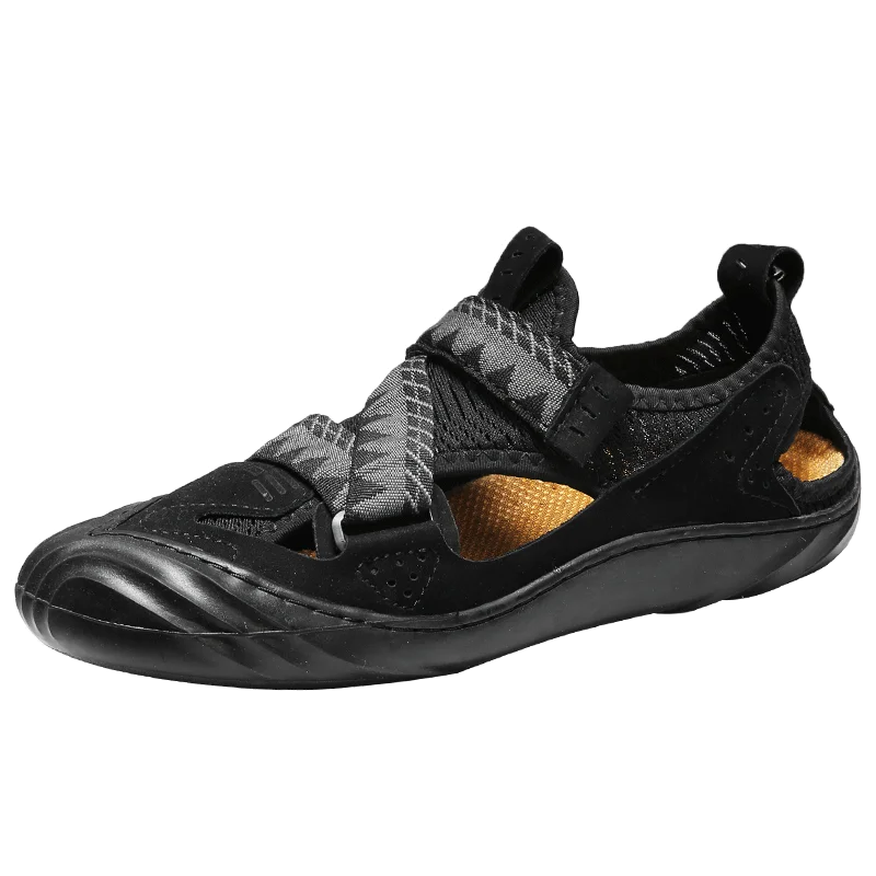 

Men Leather Heel Slippers Men Comportble Fashion Slipper Rain For Man Black Silver White Platform Pam 2020 Summer Hot Fashion