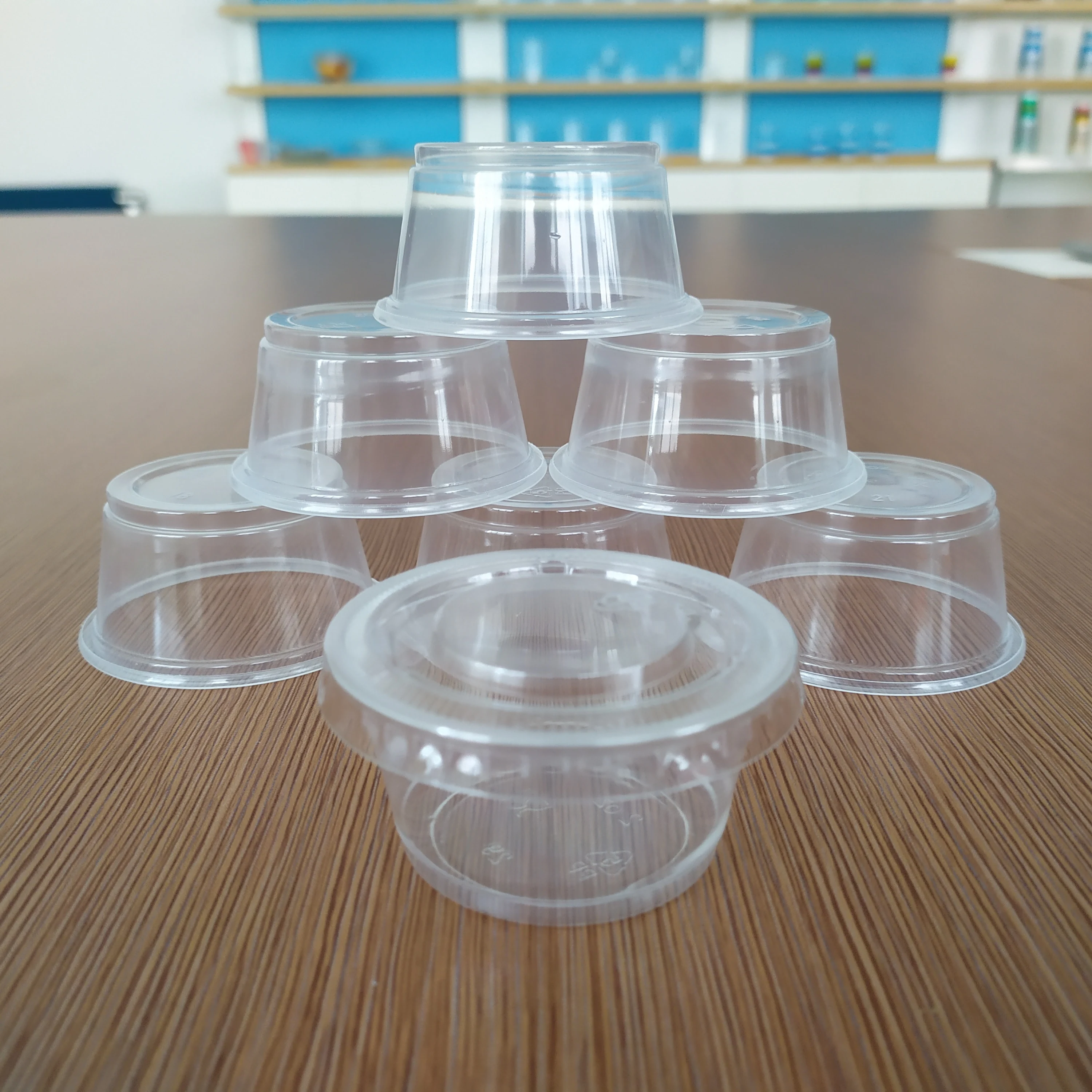 

0.5 oz 1 oz 2 oz 3 oz 4 oz 5.5 oz disposable plastic jelly cup transparent pp sauce cup
