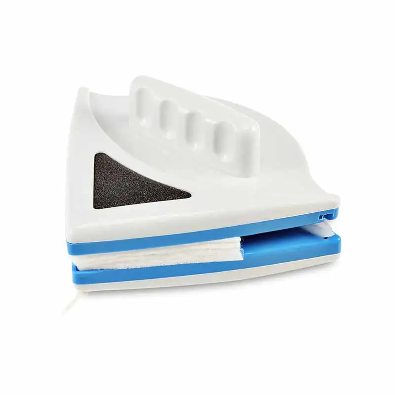 

Double-side Magnetic Glass Cleaner Wiper Window Cleaner Magnetic Glass Cleaning Tool Brush For Glazed Windows 3-8mm Thickness, Blue