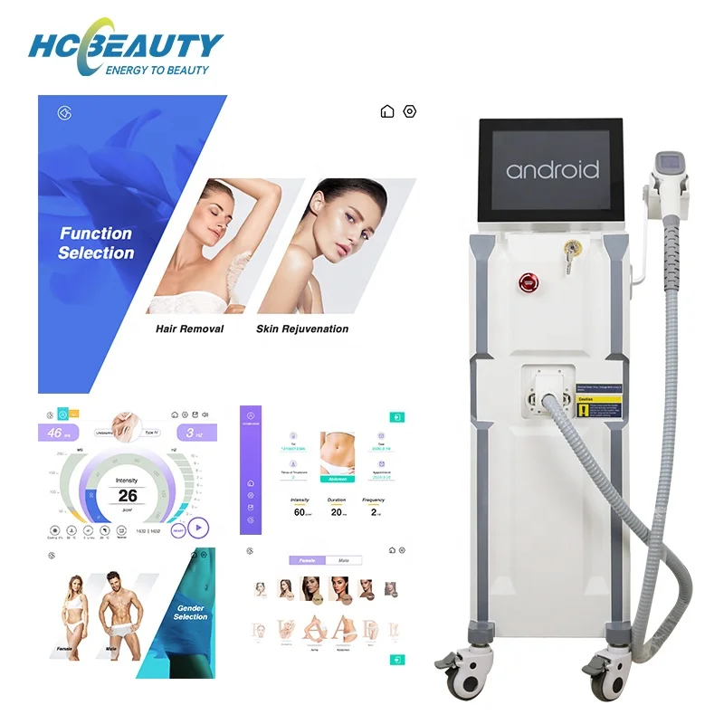 

New best price professional permanent beauty salon 755 808 1064 nm hair removal laser / 808 diode laser hair removal machine