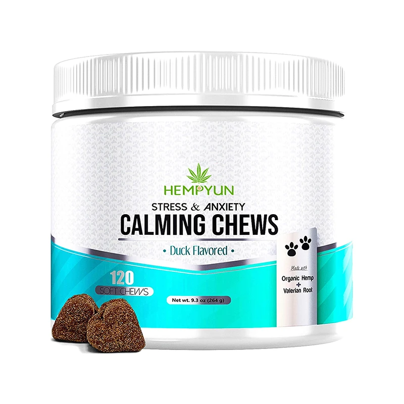 

2020 Amazon Hot Selling Organic CBD Hemp Chews Hip & Joint Supplement for dogs Pet Snack Soft Chews