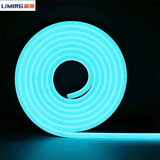 12v flex led  light ice blue 5m packing blister mini dome strip neon light