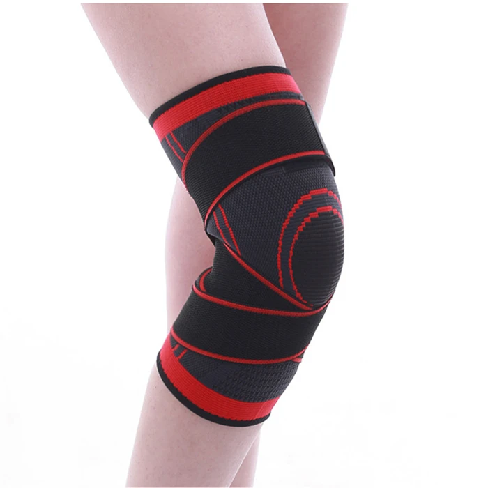 

Amazon Hot Sell Sports Gym Compression Knee Sleeve Brace for Basketball Cycling