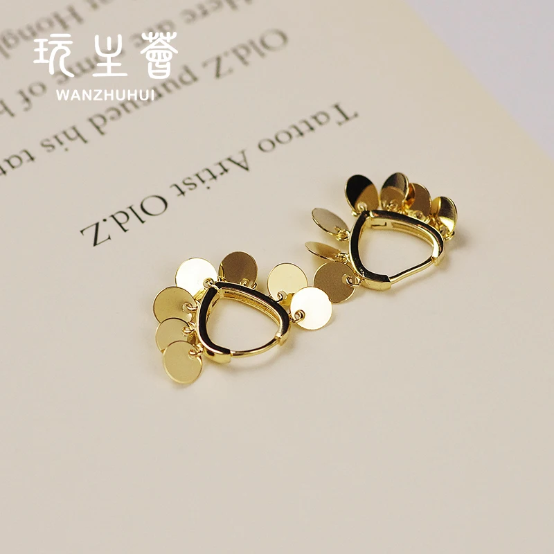 

2024 14k gold jewelry wholesale hoop earrings for women