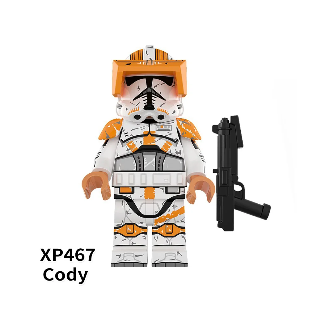 

XP467 Cody Commander The Bad Batch Hunter Tech Rex Clone Trooper Echo Wrecker SW Wars Series Figure Building Block Children Toys