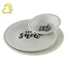 Waves Design Paper Dinner Set For Daily Life