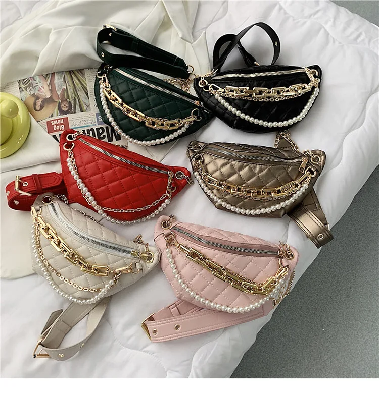 

Wholesale New Fashion Front Chest Bag PU Leather Waterproof Sling Bag Handbags For Women 2021, As pic show