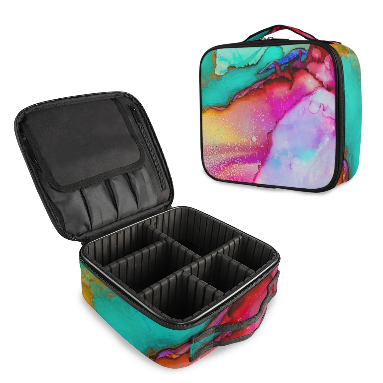 

Amazon Portable Beauty Bag Organizer Travel Cosmetic Bag Protective Makeup Case on discount