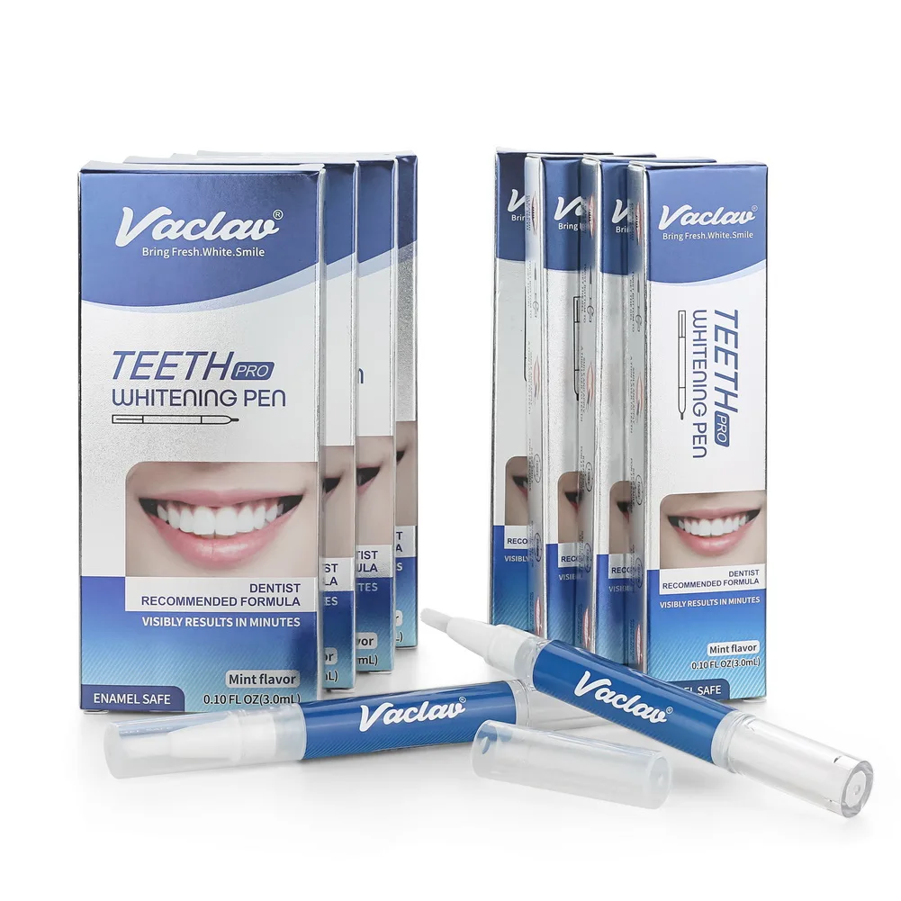 

2020 hot products for united states Portable 4pcs Oral Hygiene Instant Smile whitening teeth kit Teeth Whitening Gel Pen, Blue