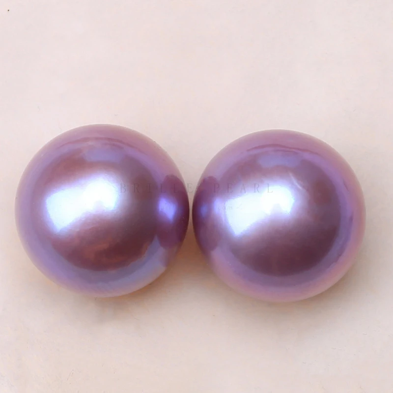 

12-13MM Round Edison Purple Gold Pink China Zhuji Aquaculture Wholesale Bulk Real Natural Freshwater Pearl Customized jewelry, As shown