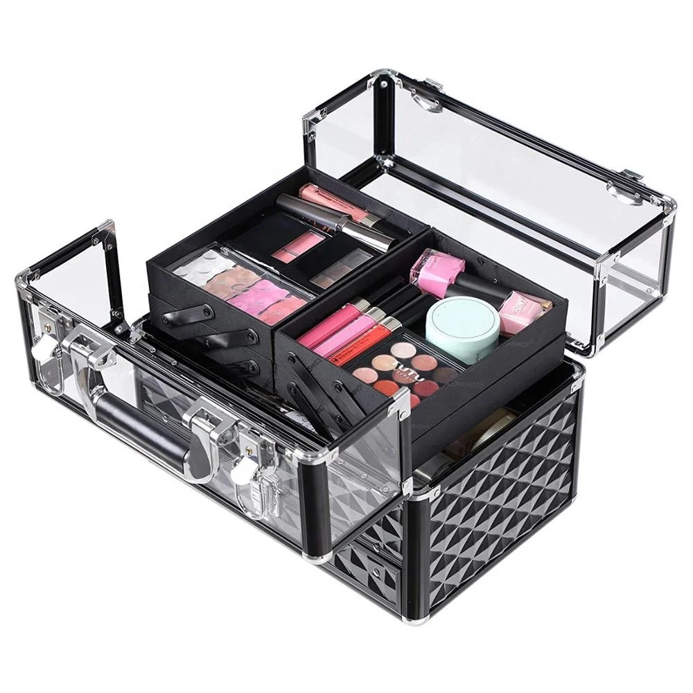 
Multi-purpose Aluminum Acrylic Vanity Case for Makeup 