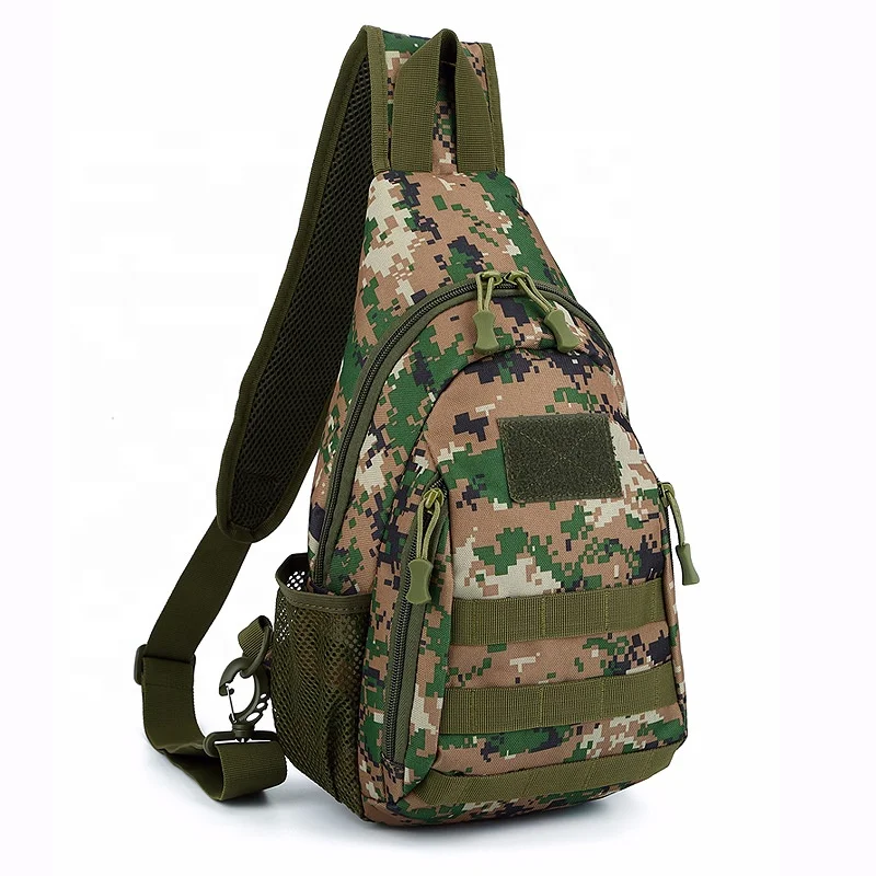 

AJOTEQPT Multi-purpose tactical camouflage outdoor sports shoulder messenger chest bag