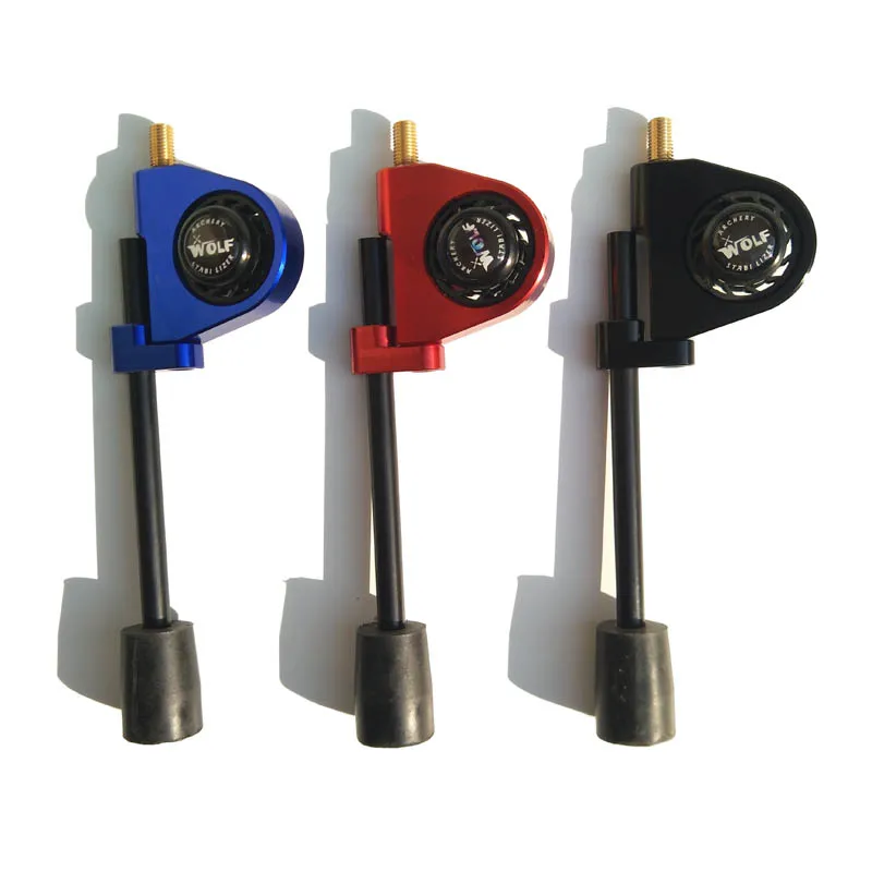 

Archery Bow String Stop Bracket Suppressor Stabilizer Balance Adjustable Level Combo String Stop Vibration Bracket Silencer, Black, red, blue